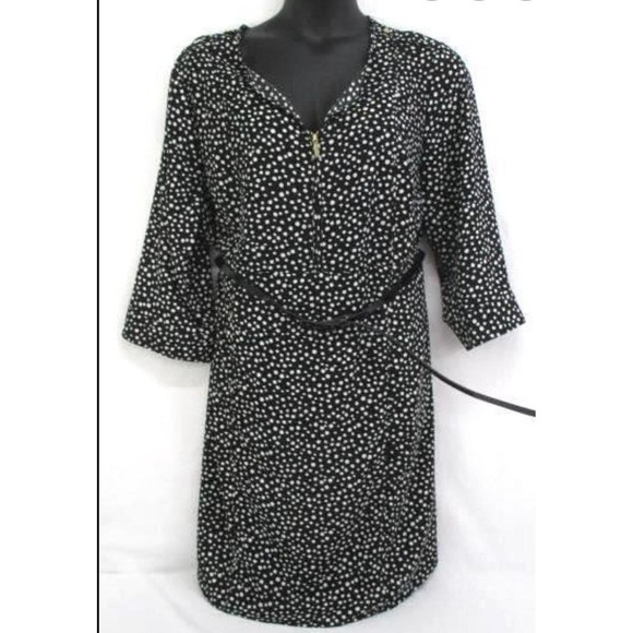 Lane Bryant Dresses & Skirts - Lane‎ Bryant polka dot zip women's dress